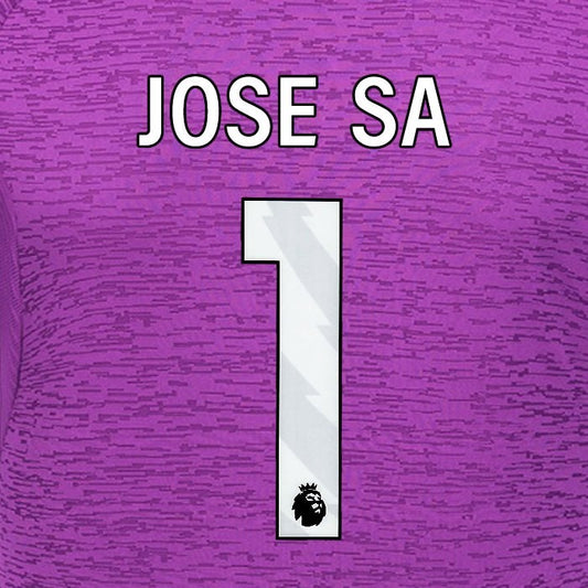 2024 2025 WOLVES 3RD WHITE JOSE SA 1 OFFICIAL PLAYER SIZE NAMESET
