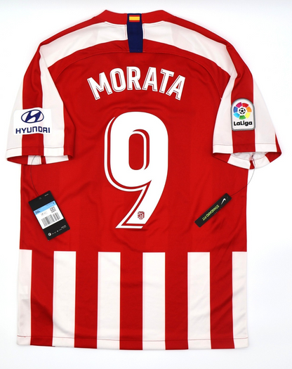 BNWT 2019 2020 ATLETICO MADRID MORATA 9 HOME SHIRT MENS SIZE MEDIUM