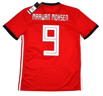 BNWT EGYPT ADIDAS HOME 2018 MAAWAN MOHSEN 9 SHIRT MENS MEDIUM