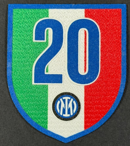 2024 2025 INTER MILAN COMMEMORATIVE PATCH 20th ANNIVERSARY  ( SCUDETTO) 70MM