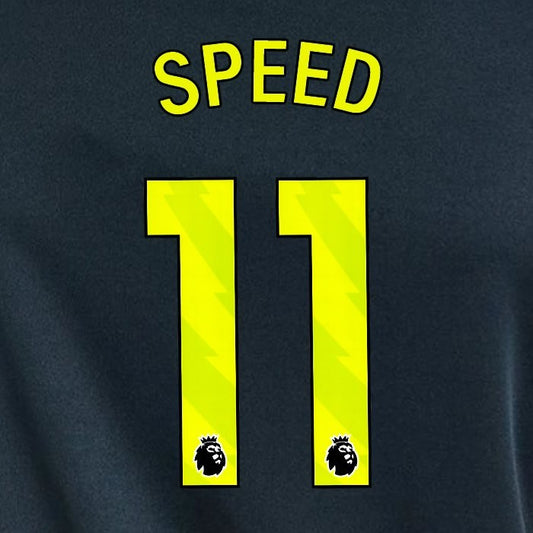 2023 2024 NEWCASTLE SPEED 11 OFFICIAL YELLOW 3rd PLAYER SIZE NAME SET
