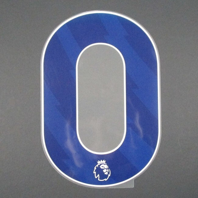 2023 2024 OFFICIAL AVERY DENNISON PREMIER LEAGUE PLAYER SIZE BLUE NUMBER 0