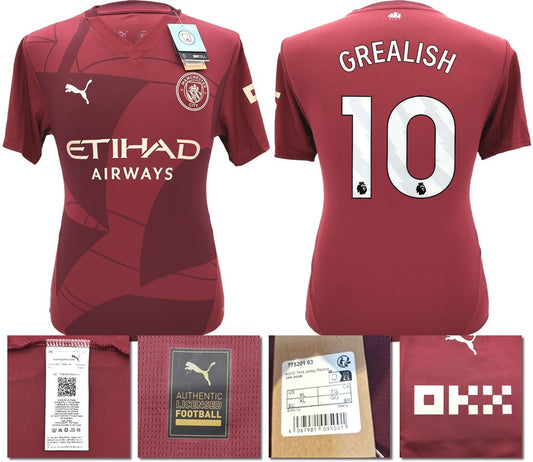 BNWT 2024 2025 MAN CITY PUMA THIRD GREALISH 10 FOOTBALL SHIRT