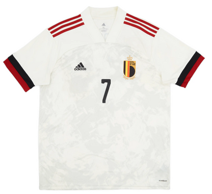 BNWT 2020 2021 BELGIUM AWAY ADIDAS FOOTBALL SHIRT DE BRUYNE 7 MEN'S MEDIUM