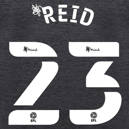 BRENTFORD 2020 2021 OFFICIAL REID 23 AWAY PLAYER SIZE NAME SET