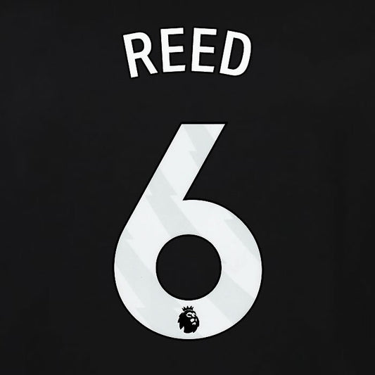 2023 2024 OFFICIAL FULHAM AVERY DENNISON REED 6 3RD PLAYER SIZE NAMESET