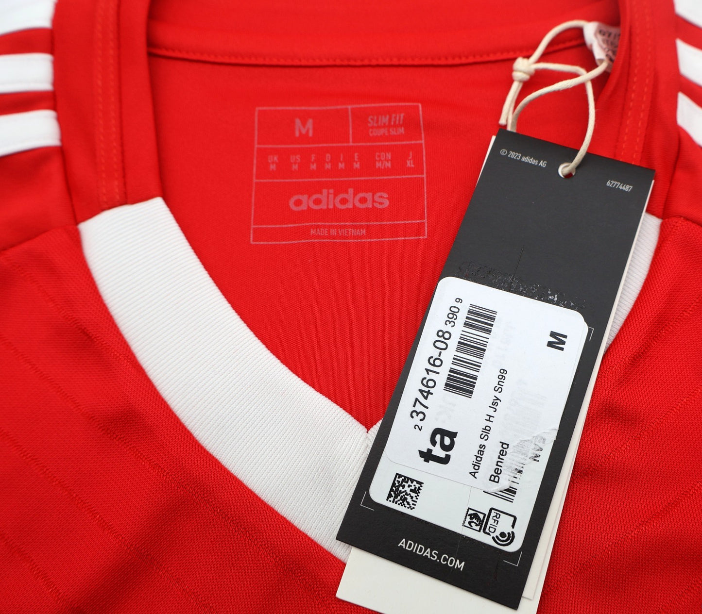 BRAND NEW 2024 2025 ADIDAS BENFICA HOME SHIRT MENS MEDIUM