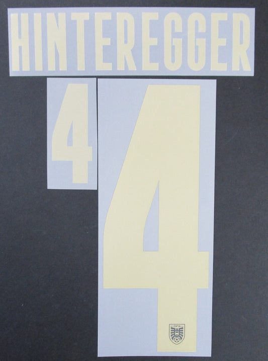 AUSTRIA 2020 2021 OFFICIAL HINTEREGGER 4 AWAY PLAYER SIZE NAMESET