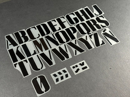2022 2023 OFFICIAL AVERY DENNISON REAL MADRID HOME & AWAY PLAYER SIZE LETTERS