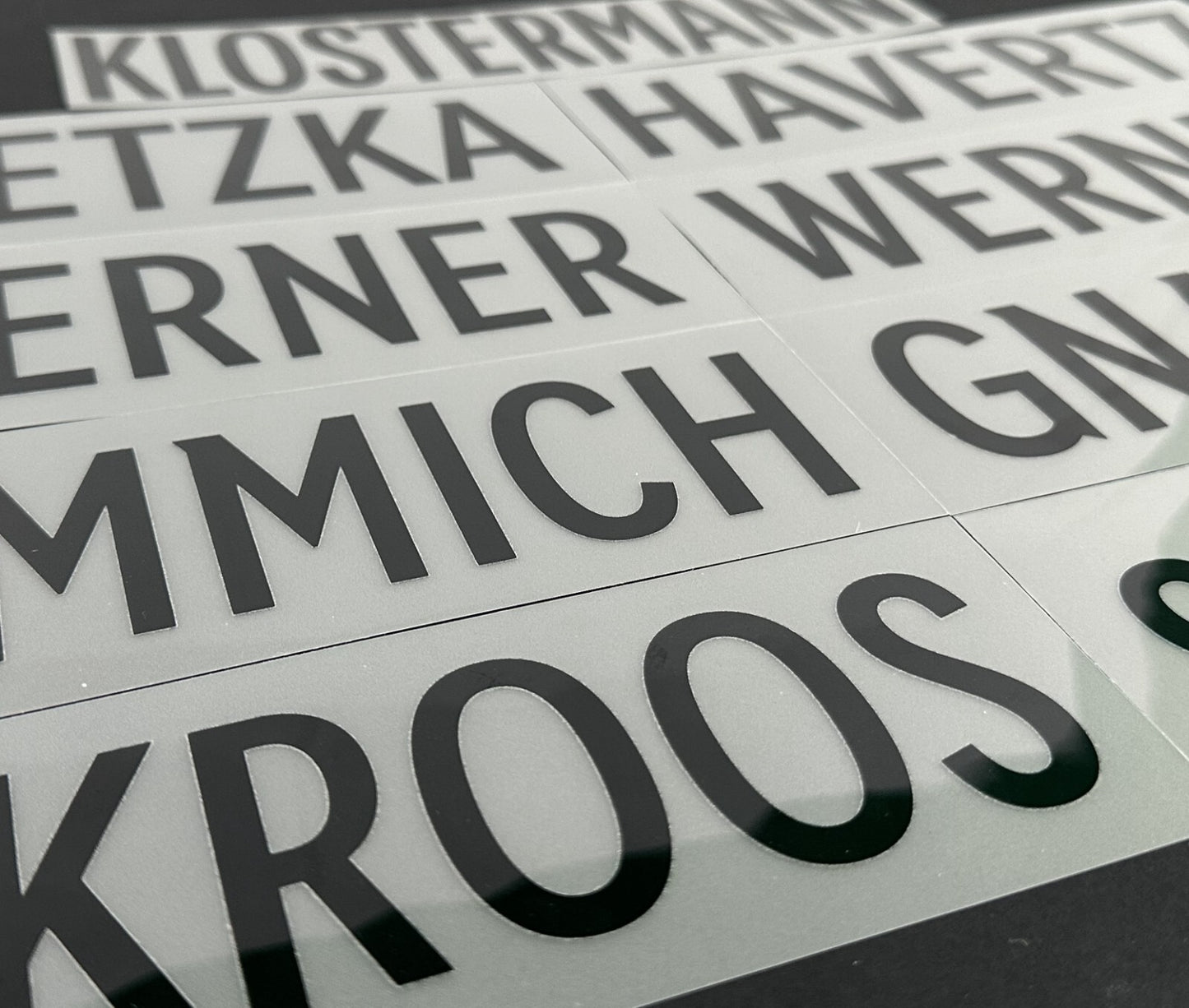 2020 2021 OFFICIAL NAME AND NUMBERING GERMANY HOME BLACK PLAYER NAME BLOCKS