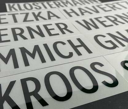 2020 2021 OFFICIAL NAME AND NUMBERING GERMANY HOME BLACK PLAYER NAME BLOCKS