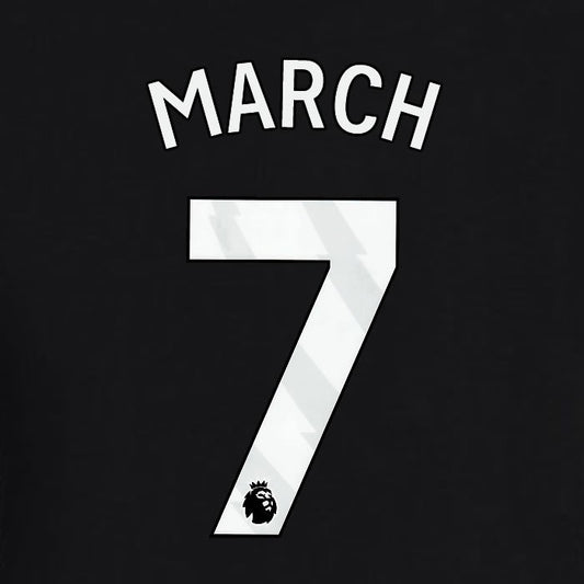 2023 2024 BRIGHTON MARCH 7 OFFICIAL WHITE AWAY PLAYER SIZE NAME SET