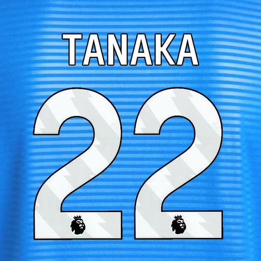 2025 2026 OFFICIAL LEEDS UNITED TANAKA 22 WHITE AWAY PLAYER SIZE NAMESET