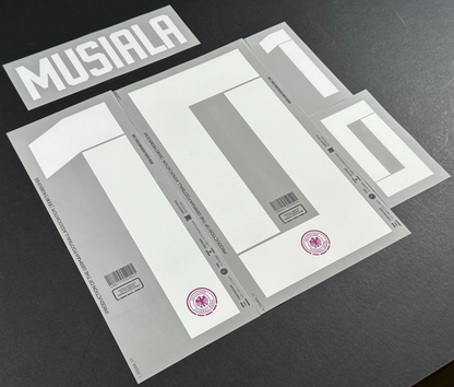GERMANY 2023 2025 OFFICIAL NAME & NUMBERING MUSIALA 10 AWAY PLAYER SIZE NAMESET