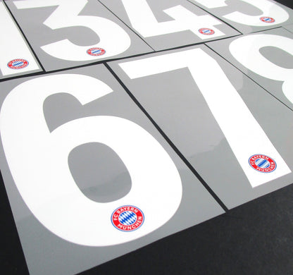 2018 2020 OFFICIAL SPORTING ID BAYERN MUNICH 3RD HOME PLAYER SIZE SHIRT NUMBERS