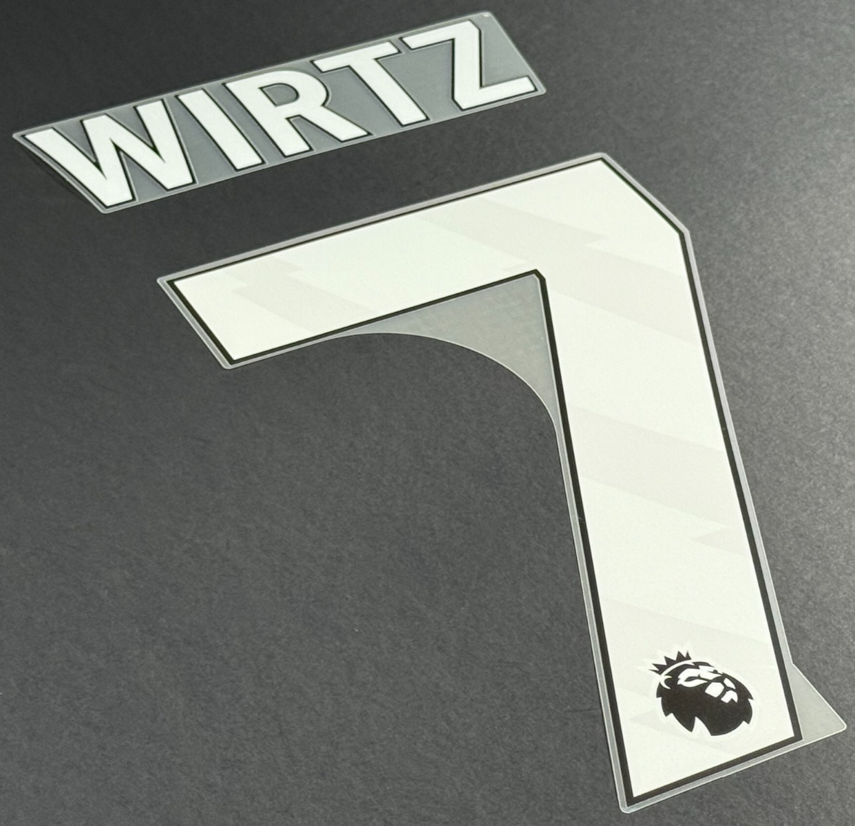 2025 - 2026 WIRTZ 7 OFFICIAL AVERY DENNISON WHITE PLAYER SIZE NAME