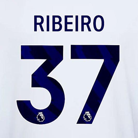 2023 2024 OFFICIAL NOTTINGHAM RIBEIRO 37 BLUE AWAY PLAYER SIZE NAMESET