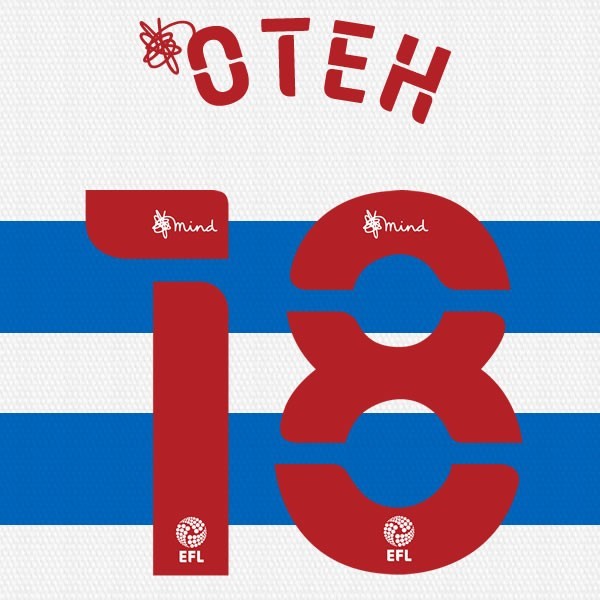 QPR 2020 2021 OFFICIAL OTEH 18 HOME PLAYER SIZE NAME SET