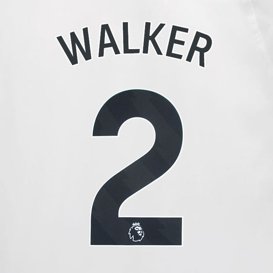2023 2024 MAN CITY WALKER 2 BLACK AWAY PLAYER SIZE NAME SET