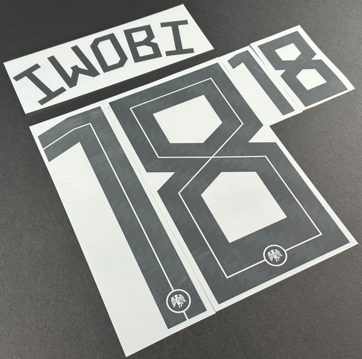 2020 2021 NIGERIA OFFICIAL SPORTING ID IWOBI 18 HOME PLAYER SIZE NAMESET BLACK