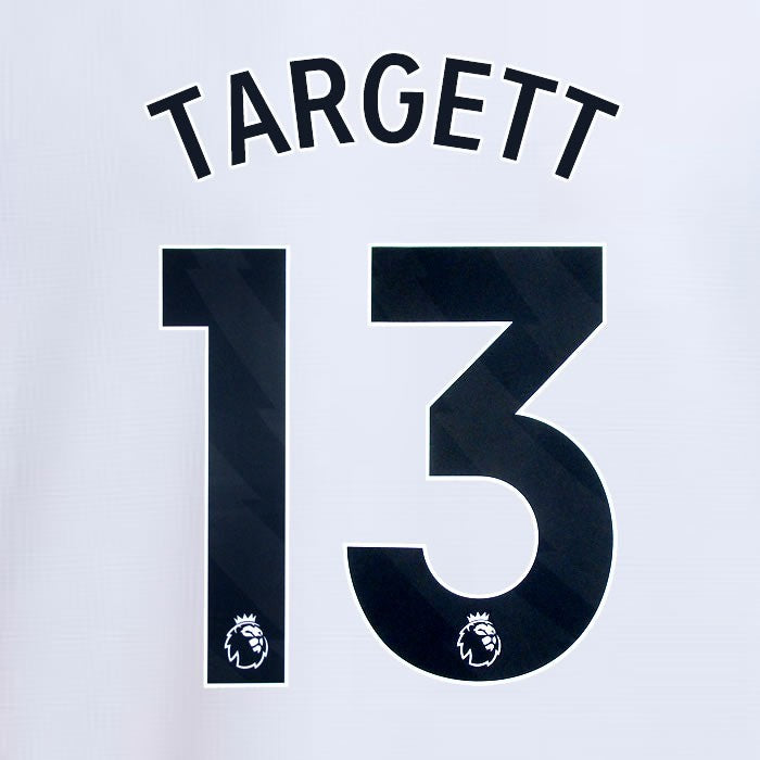 2024 2025 NEWCASTLE TARGETT 13 OFFICIAL BLACK 3RD PLAYER SIZE NAME SET