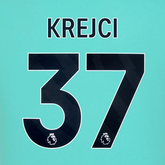 2025 2026 WOLVES AWAY BLACK KREJCI 37 OFFICIAL PLAYER SIZE NAMESET