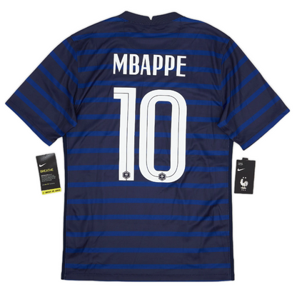 BNWT 2020 2021 FRANCE NIKE FOOTBALL SHIRT MBAPPE 10 MENS MEDIUM