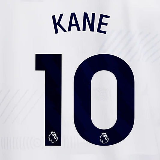 SPURS 2023 2024 KANE 10 BLUE HOME PLAYER SIZE NAME SET