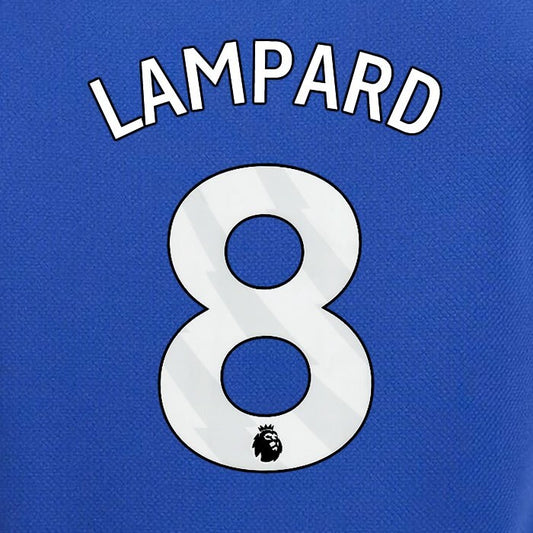 2023 2024 OFFICIAL CHELSEA LAMPARD 8 WHITE HOME PLAYER SIZE NAMESET