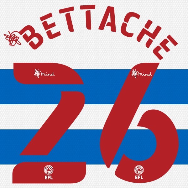 QPR 2020 2021 OFFICIAL BETTACHE 26 HOME PLAYER SIZE NAME SET