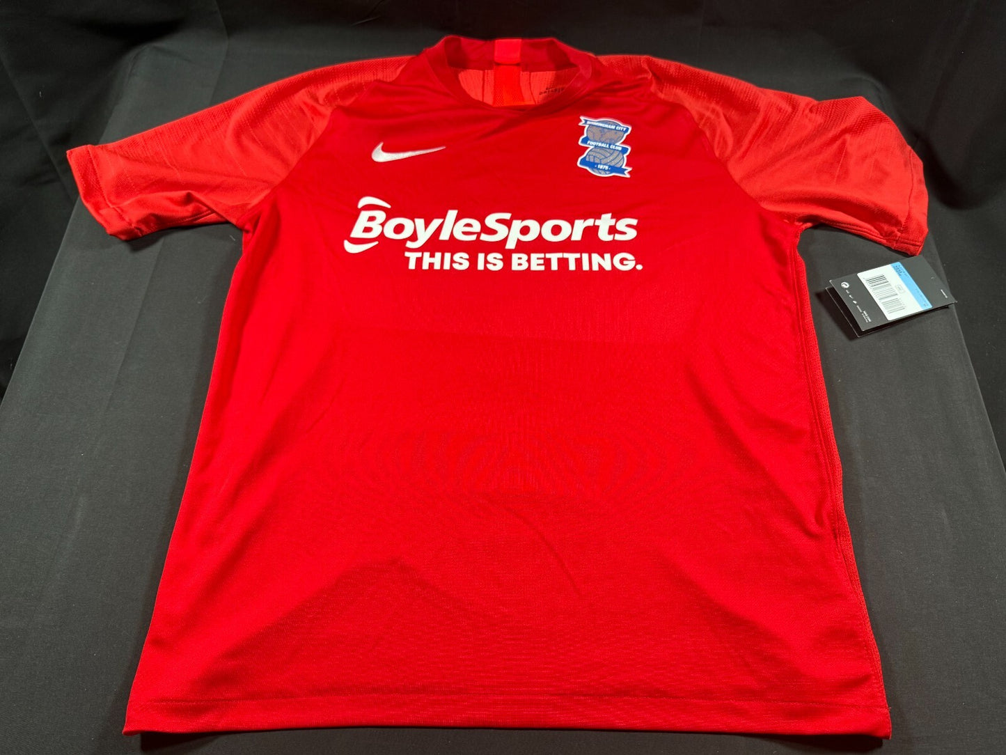 BNWT 2020 2021 BIRMINGHAM CITY AWAY NIKE FOOTBALL SHIRT MEN'S MEDIUM