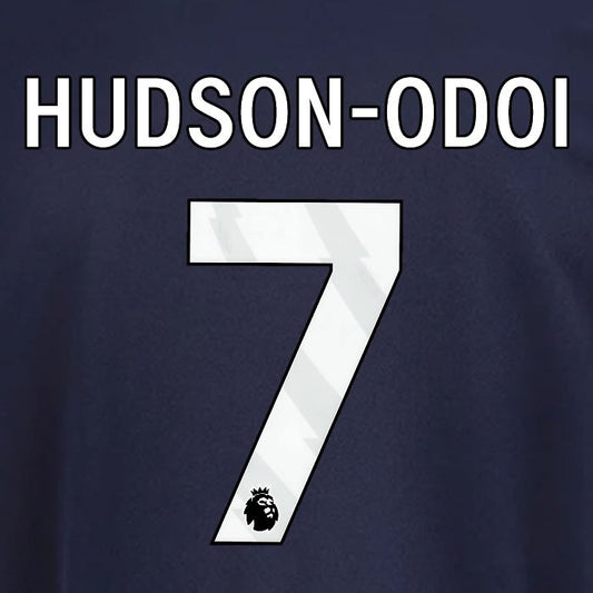 2025 2026 OFFICIAL NOTTINGHAM HUDSON ODOI 7 WHITE 3RD PLAYER SIZE NAMESET
