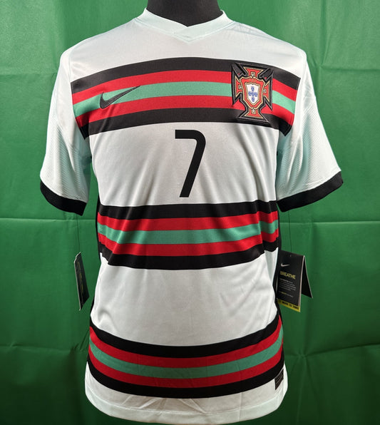 BRAND NEW NIKE PORTUGAL AWAY 2020 2021 RONALDO 7 SHIRT MEN'S SIZE MEDIUM