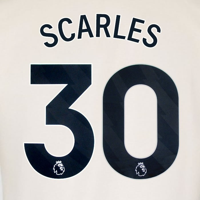 2025 2026 WEST HAM SCARLES 30 OFFICIAL BLACK AWAY PLAYER SIZE NAMESET
