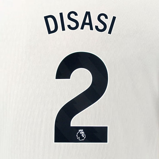 2025 2026 OFFICIAL CHELSEA DISASI 2 BLACK AWAY PLAYER SIZE NAMESET