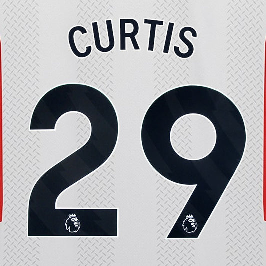 2023 2024 SHEFFIELD UNITED OFFICIAL CURTIS 29 BLACK 3RD PLAYER SIZE NAMESET
