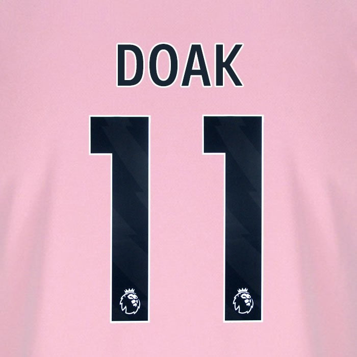 2025 2026 BOURNEMOUTH DOAK 11 BLACK 3RD PLAYER SIZE NAME SET