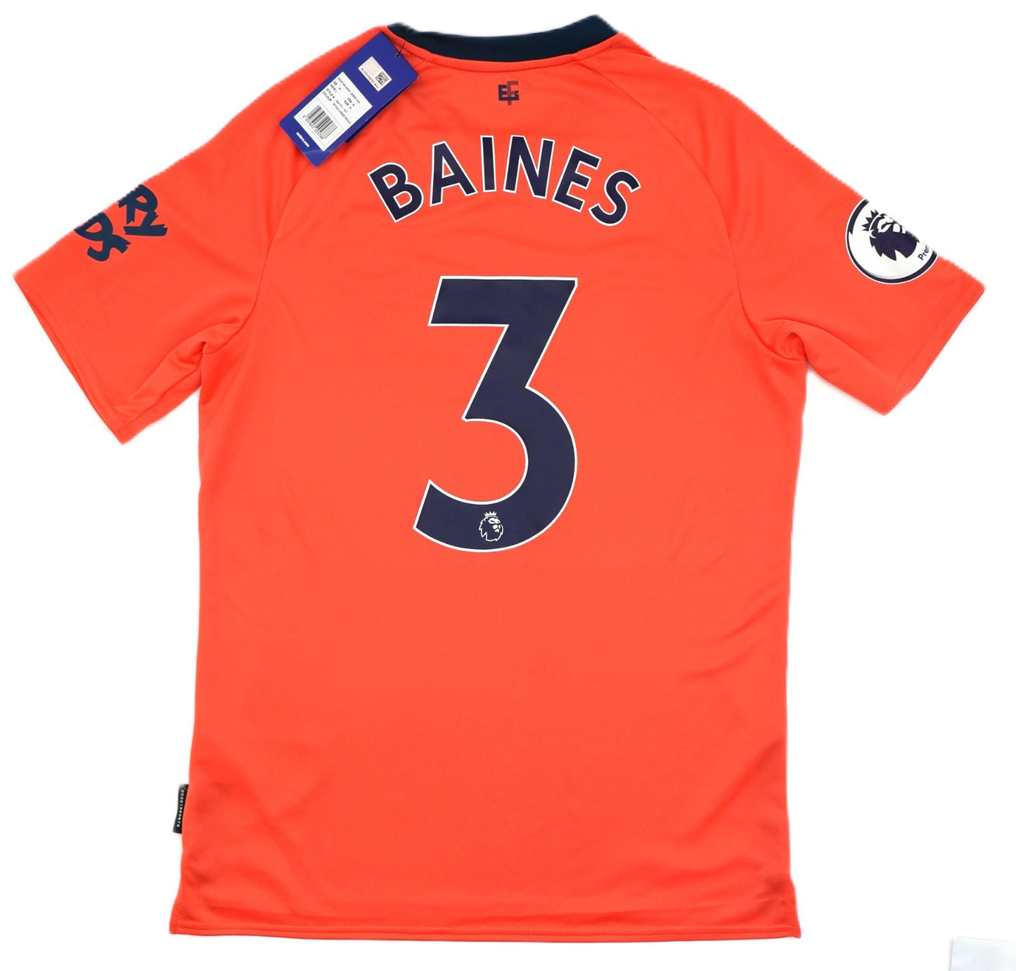 BNWT 2019 2020 UMBRO EVERTON BAINES 3 AWAY SHIRT + PATCHES MEN'S SIZE MEDIUM