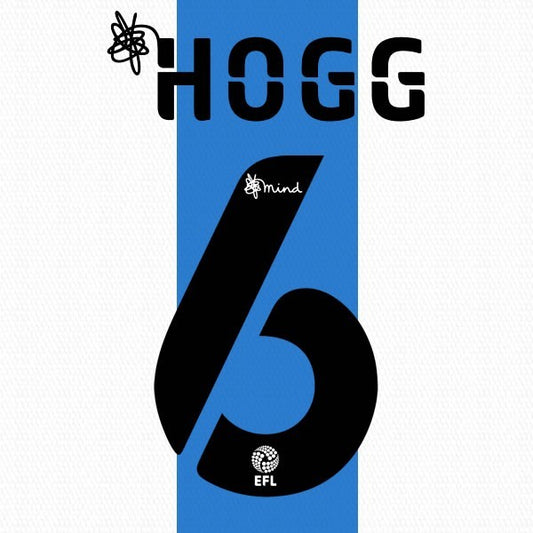 HUDDERSFIELD 2020 2021 OFFICIAL HOGG 6 HOME PLAYER SIZE NAME SET