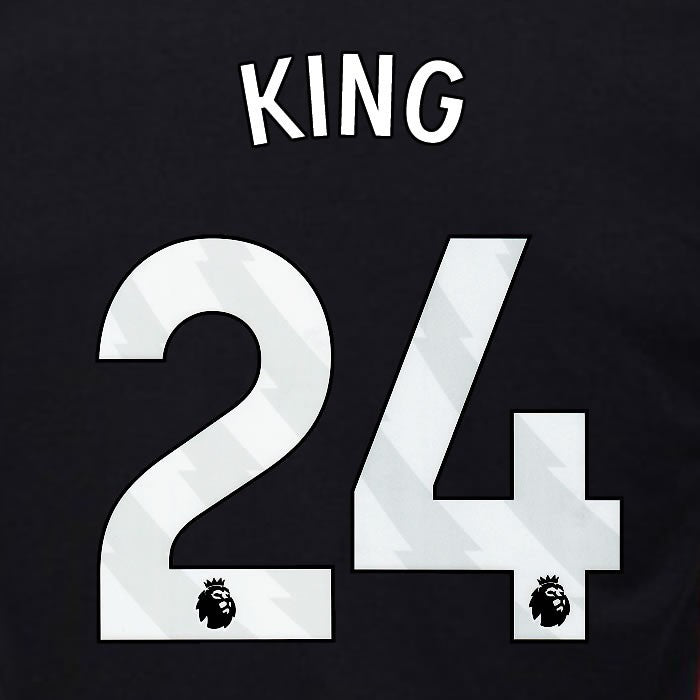 2024 2025 OFFICIAL FULHAM KING 24 WHITE AWAY PLAYER SIZE NAMESET