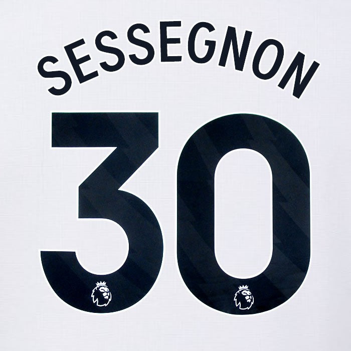 2024 2025 OFFICIAL FULHAM AVERY DENNISON SESSEGNON 30 HOME PLAYER SIZE NAMESET