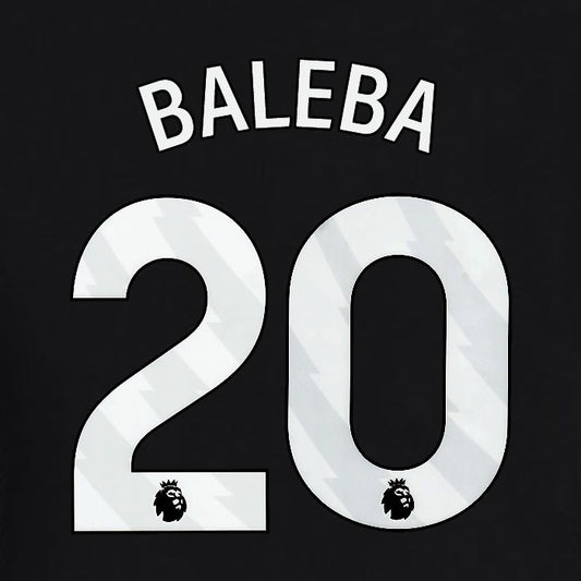 2023 2024 BRIGHTON BALEBA 20 OFFICIAL WHITE AWAY PLAYER SIZE NAME SET