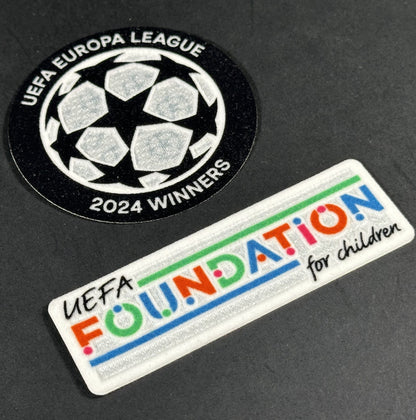 SPORTING ID UEFA EUROPA LEAGUE 2024 WINNERS & FOUNDATION PLAYER SLEEVE PATCH