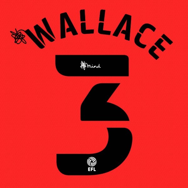 QPR 2020 2021 OFFICIAL WALLACE 3 AWAY PLAYER SIZE NAME SET