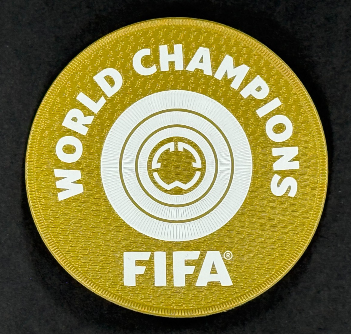 OFFICIAL FIFA CLUB WORLD CUP 2025 WINNERS PATCH - GOLD - 75MM  (CHELSEA FC)
