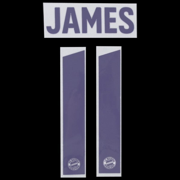 2018 2019 SPORTING ID JAMES 11 BAYERN MUNICH AWAY BLUE PLAYER SIZE NAMESET