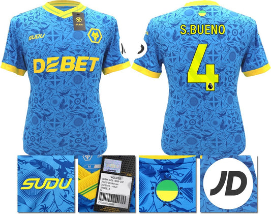 BNWT 2025/2026 WOLVES F.C.  SUDU THIRD SHIRT S. BUENO 4