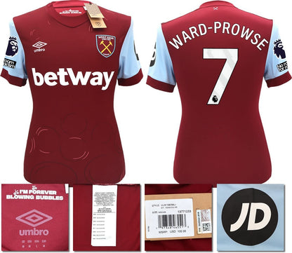 BNWT 2023 2024 UMBRO WEST HAM HOME SHIRT WARD-PROWSE 7 + PACTHES MEN'S