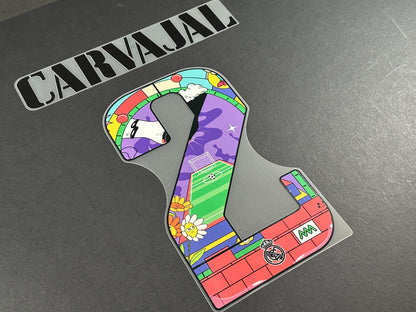 2022 2023 AVERY DENNISON REAL MADRID CARVAJAL 2 COMMON GOAL PLAYER SIZE NAMESET