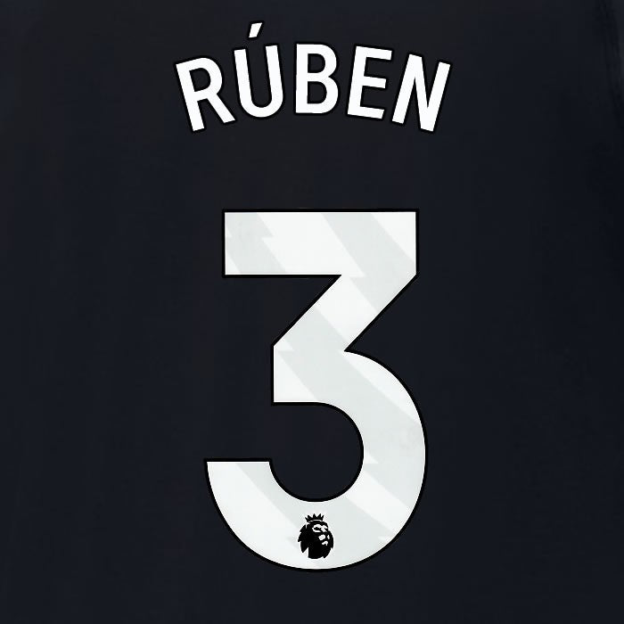2023 2024 MAN CITY RUBEN 3 WHITE 3RD PLAYER SIZE NAME SET